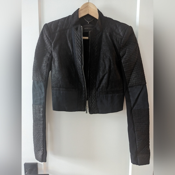 BCBG Maxazaria Black Utility Jacket - Picture 1 of 4
